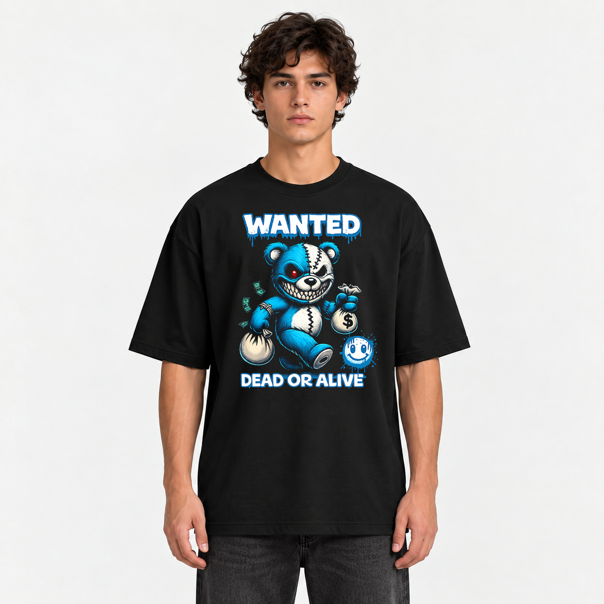 Wanted Dead or Alive T-Shirt | Premium Motorcycle Streetwear – Motonation Clothing