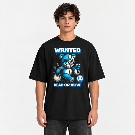 Wanted Dead or Alive T-Shirt | Premium Motorcycle Streetwear – Motonation Clothing
