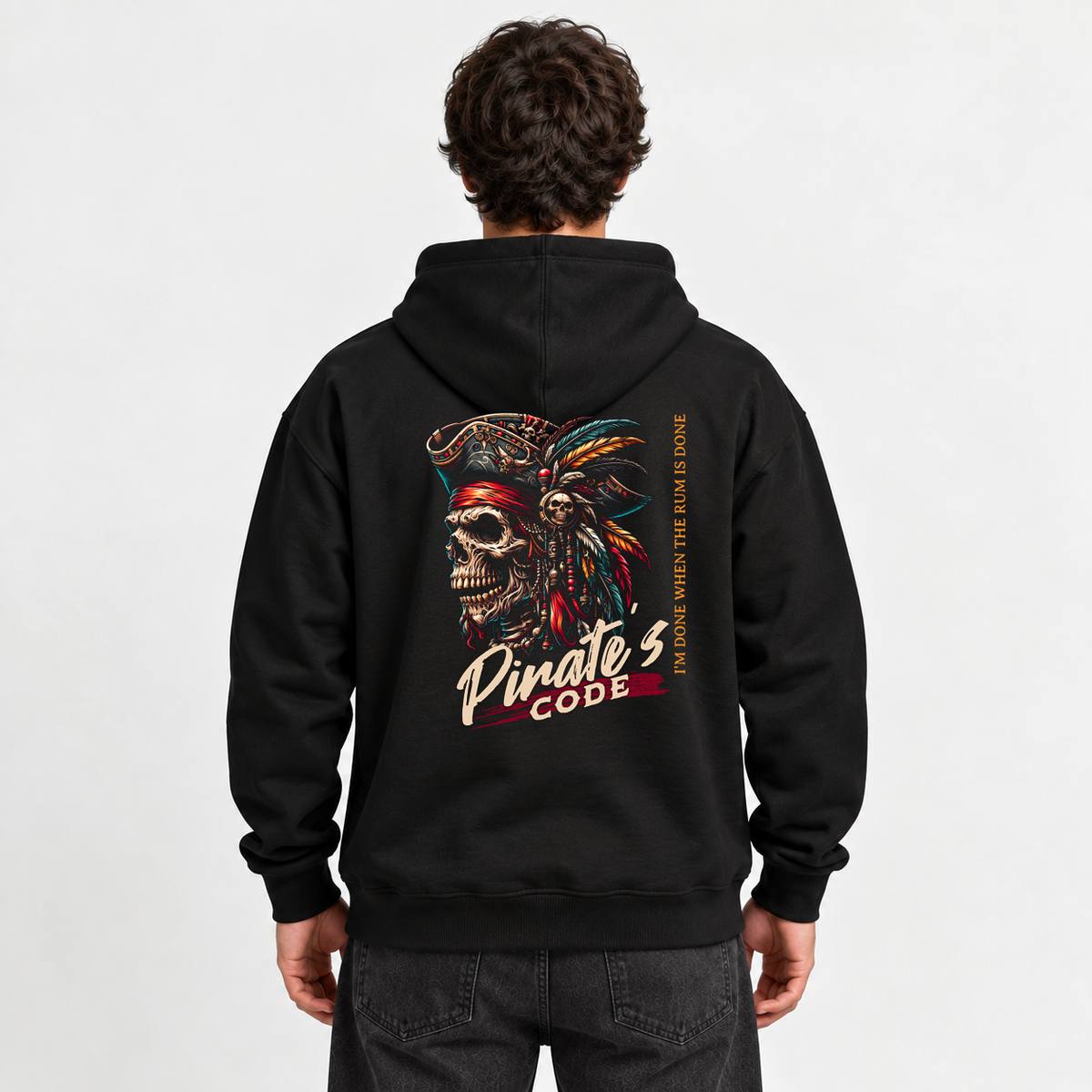 Pirate's Code Skull Hoodie